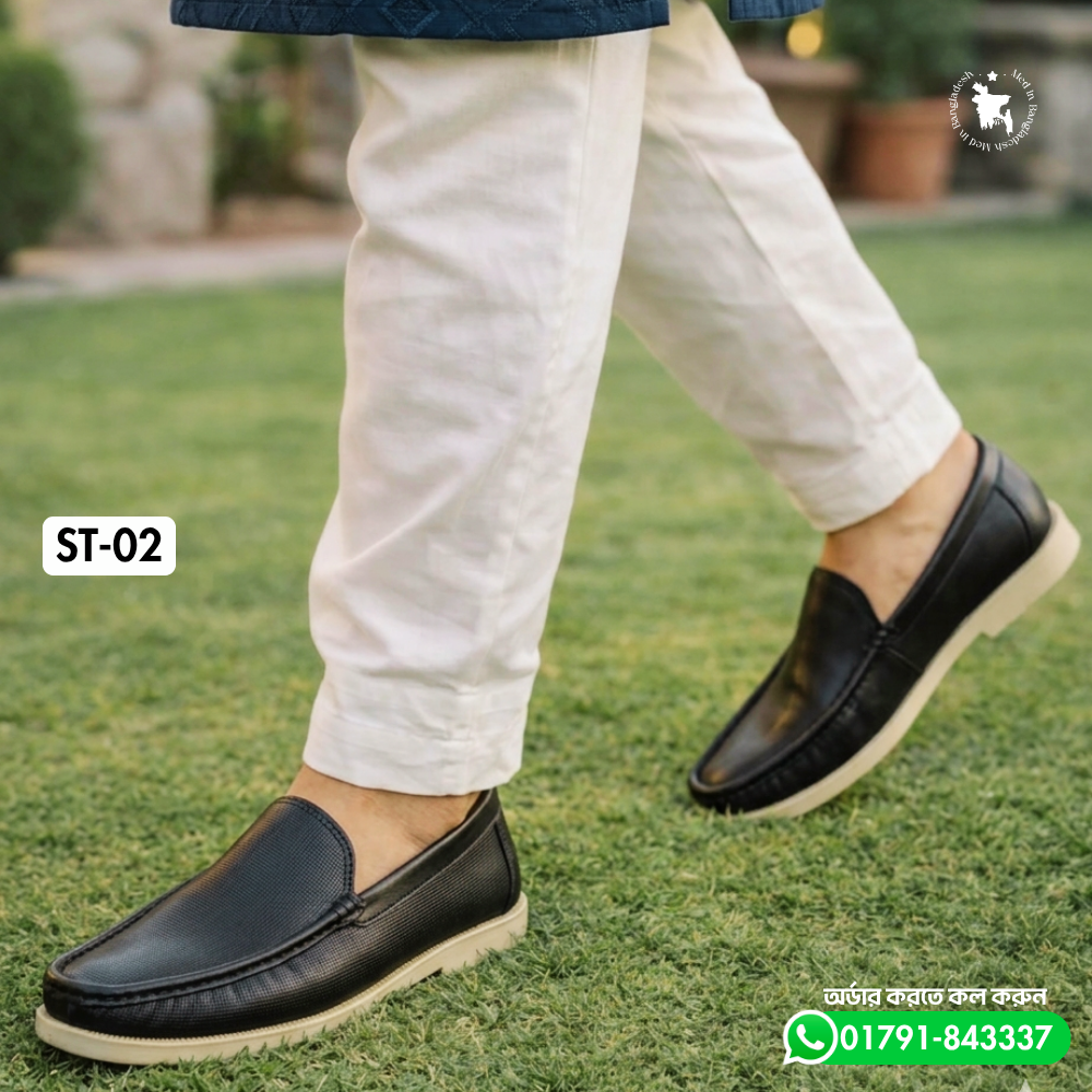 100% Original Leather Premium Quality Casual Shoe ST-02