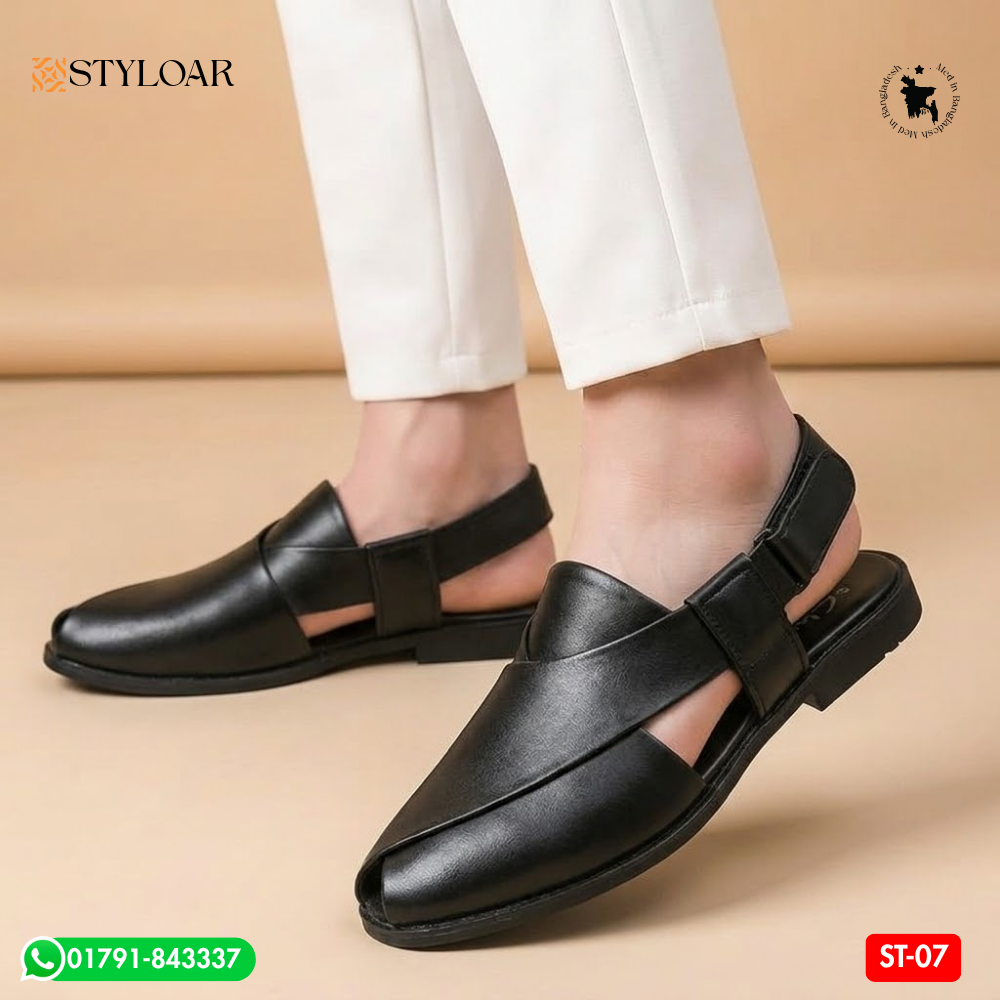 100% Original Leather Premium Quality Men’s Kabli Shoe ST-07